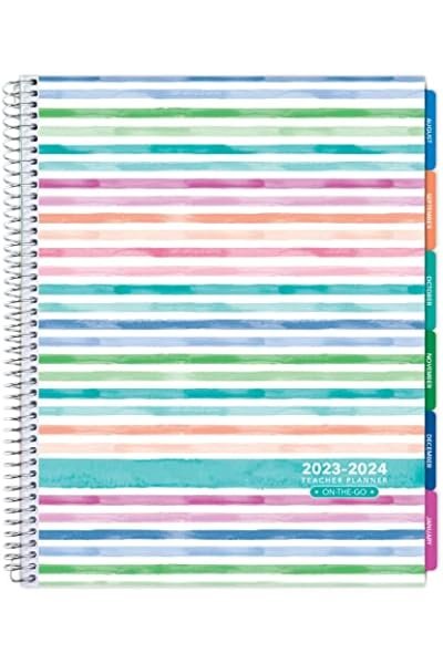 Global Printed Products Aug 2023-Jul 2024 Lite Teacher Lesson Planner HD Photos (11)